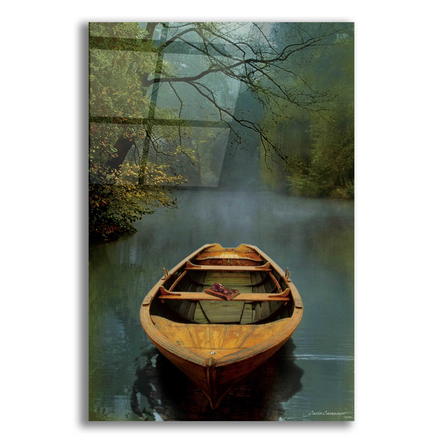 Epic Art 'The Old Lake' by Carlos Casamayor, Acrylic Glass Wall Art