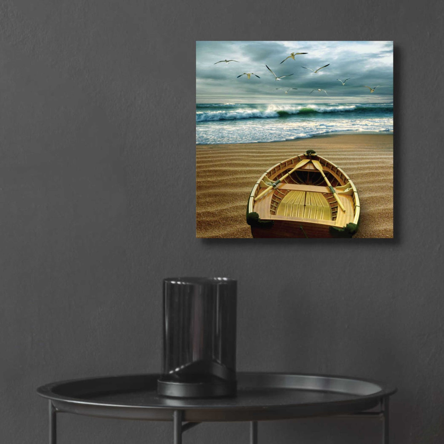 Epic Art 'Pacific 6 AM' by Carlos Casamayor, Acrylic Glass Wall Art,12x12