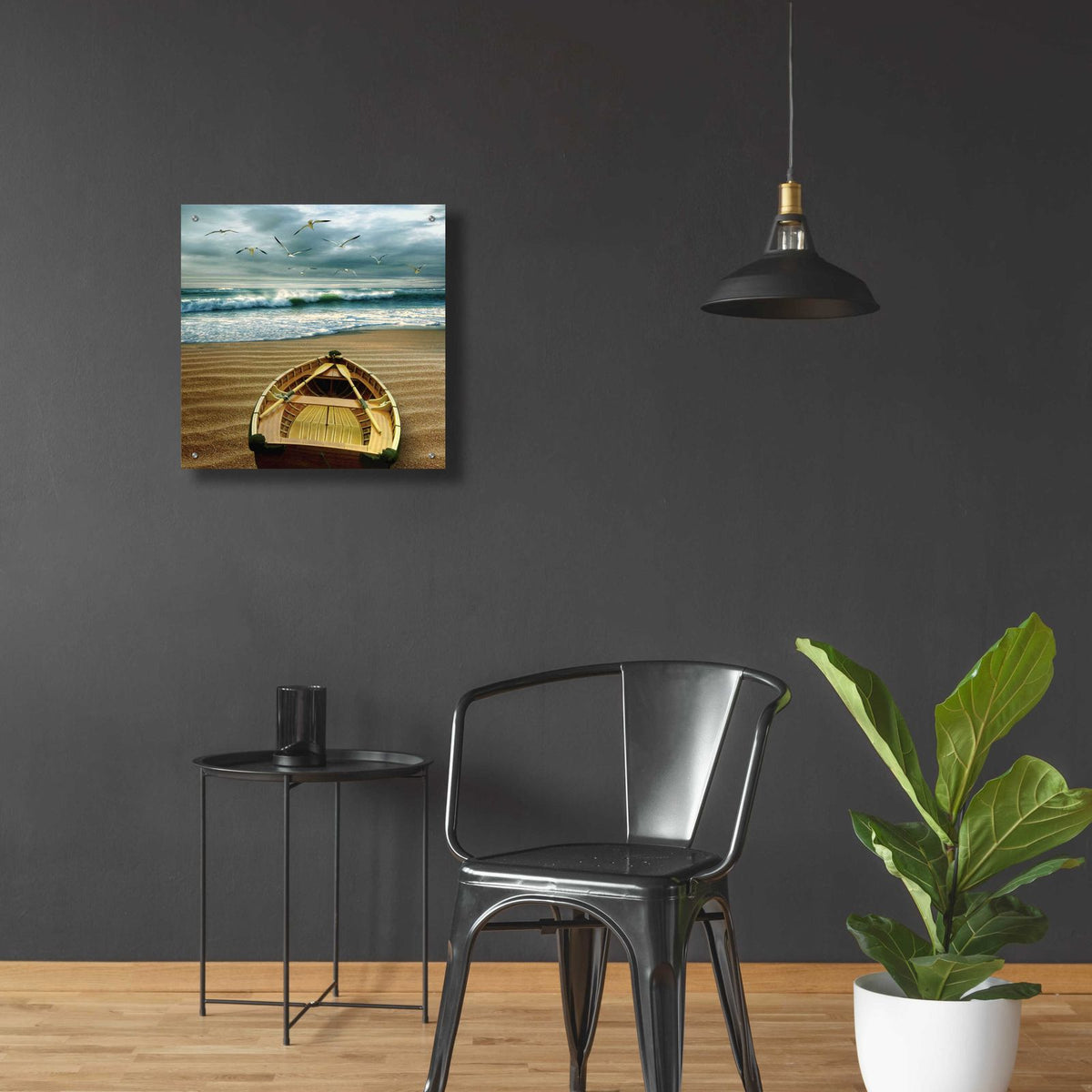 Pacific 6 AM by Carlos Casamayor - 24x24 acrylic wall art in a room