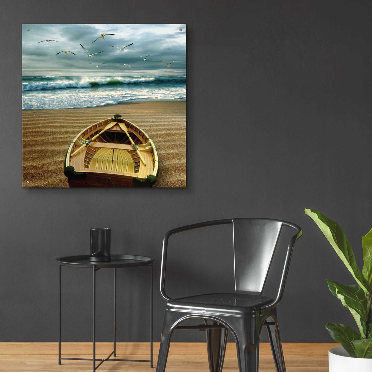Pacific 6 AM by Carlos Casamayor - 36x36 acrylic wall art in a room