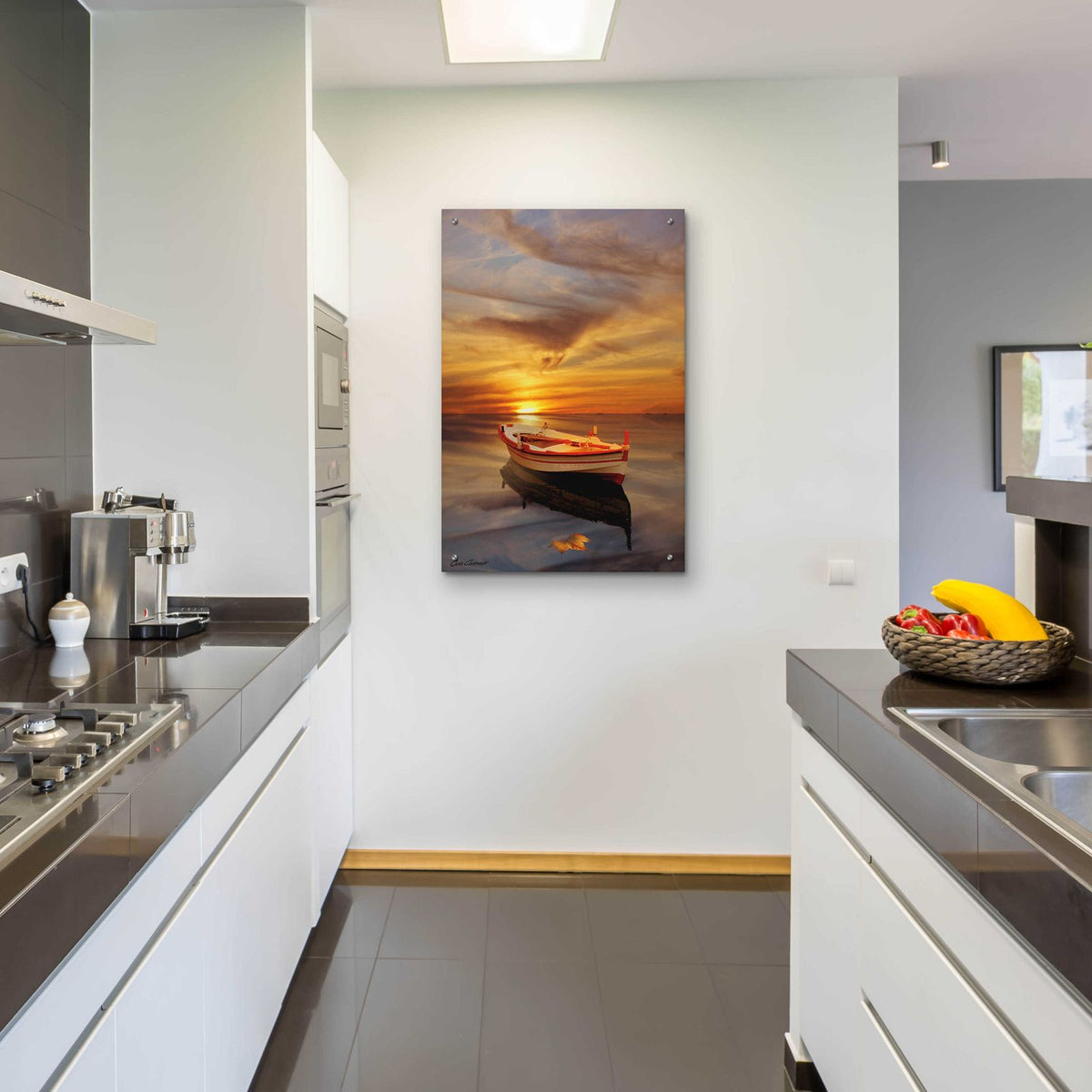 Strange Stillness 2 by Carlos Casamayor - 24x36 acrylic wall art in a room