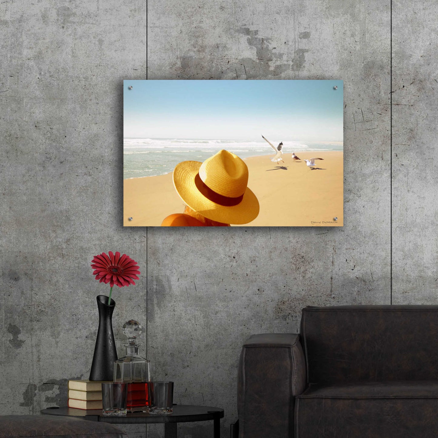 Epic Art 'Memories on the Beach 2' by Carlos Casamayor, Acrylic Glass Wall Art,36x24