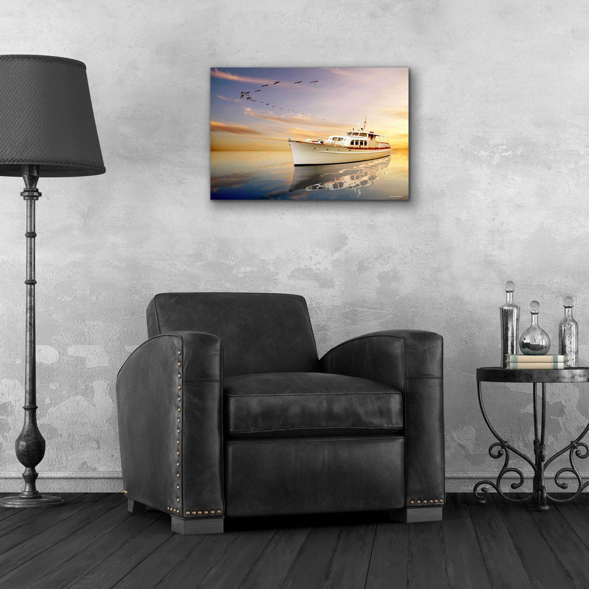 Epic Art 'Summer Sunset' by Carlos Casamayor, Acrylic Glass Wall Art,24x16
