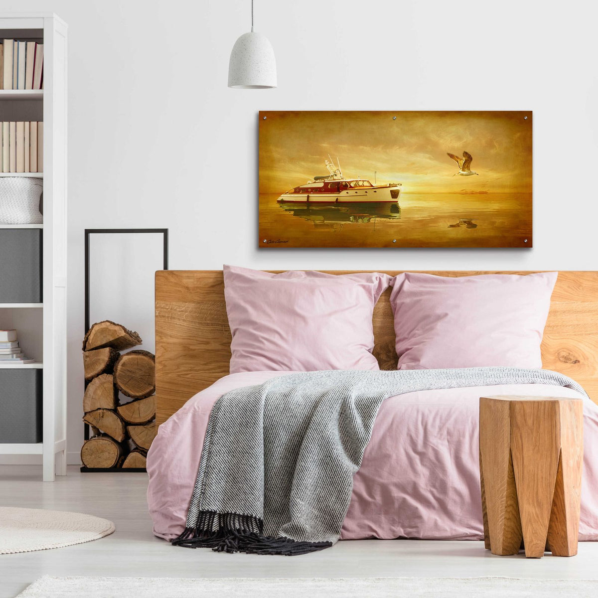 Vintage Emotions by Carlos Casamayor - 48x24 acrylic wall art in a room