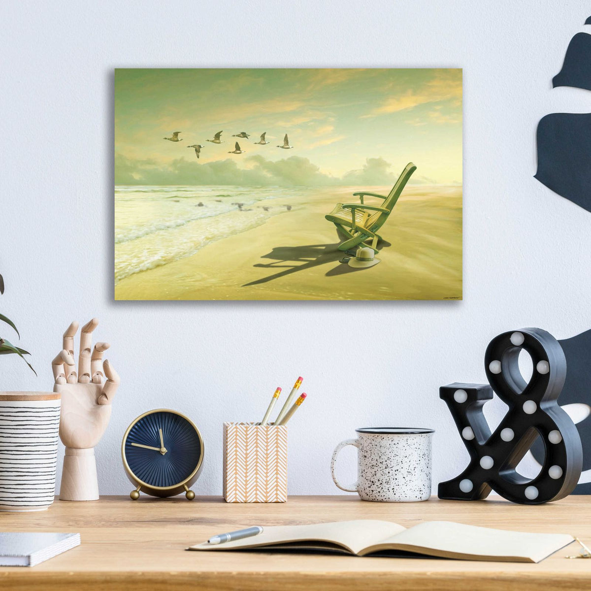 Paradise by Carlos Casamayor - 16x12 acrylic wall art in a room