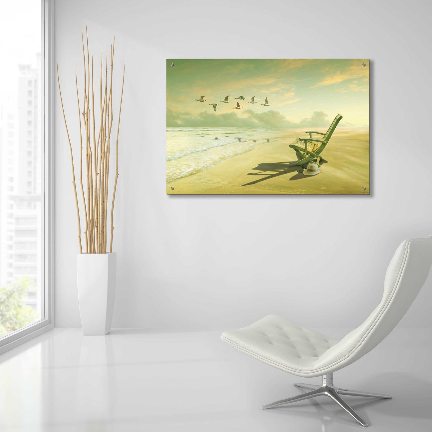 Epic Art 'Paradise' by Carlos Casamayor, Acrylic Glass Wall Art,36x24