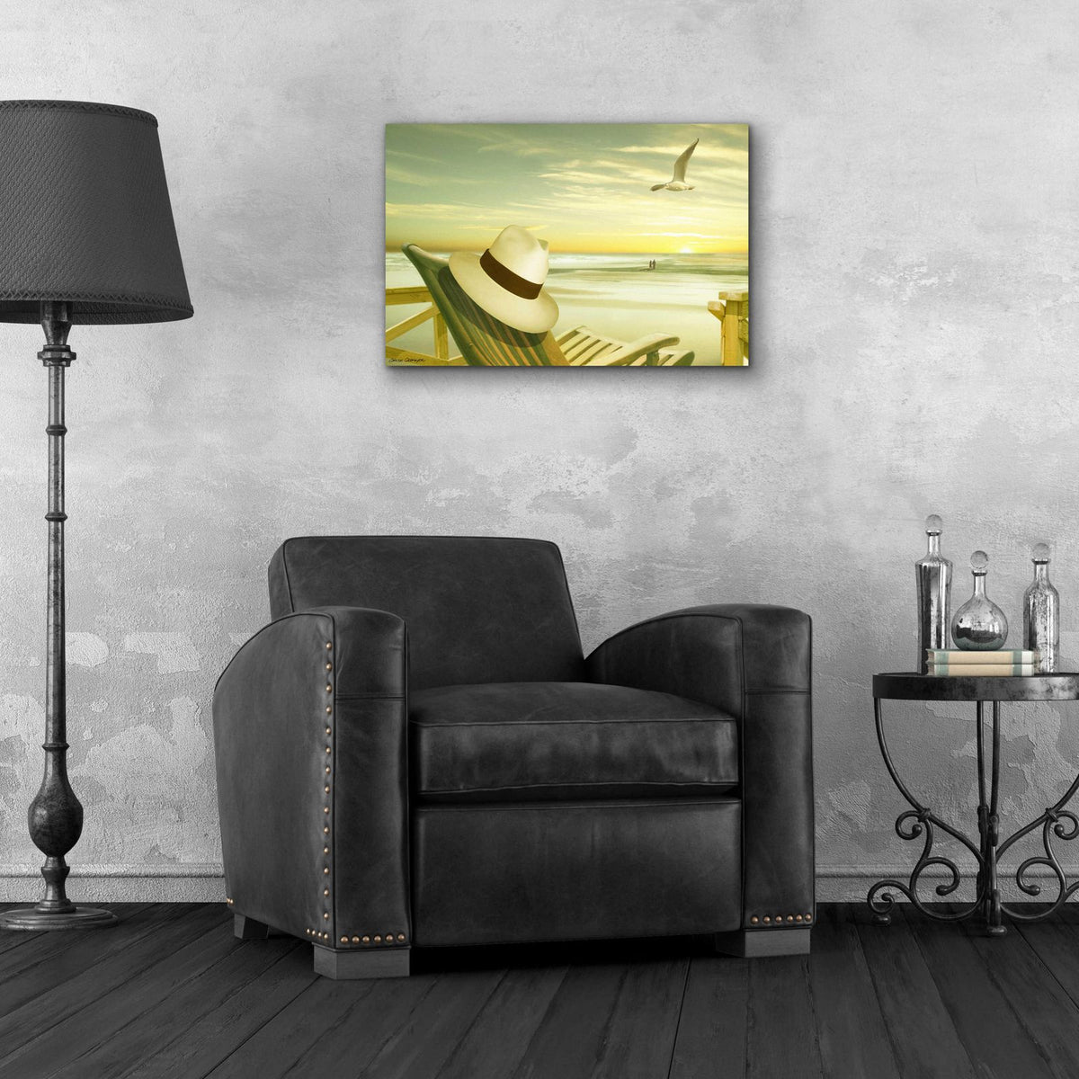Paradise 2 by Carlos Casamayor - 24x16 acrylic wall art in a room