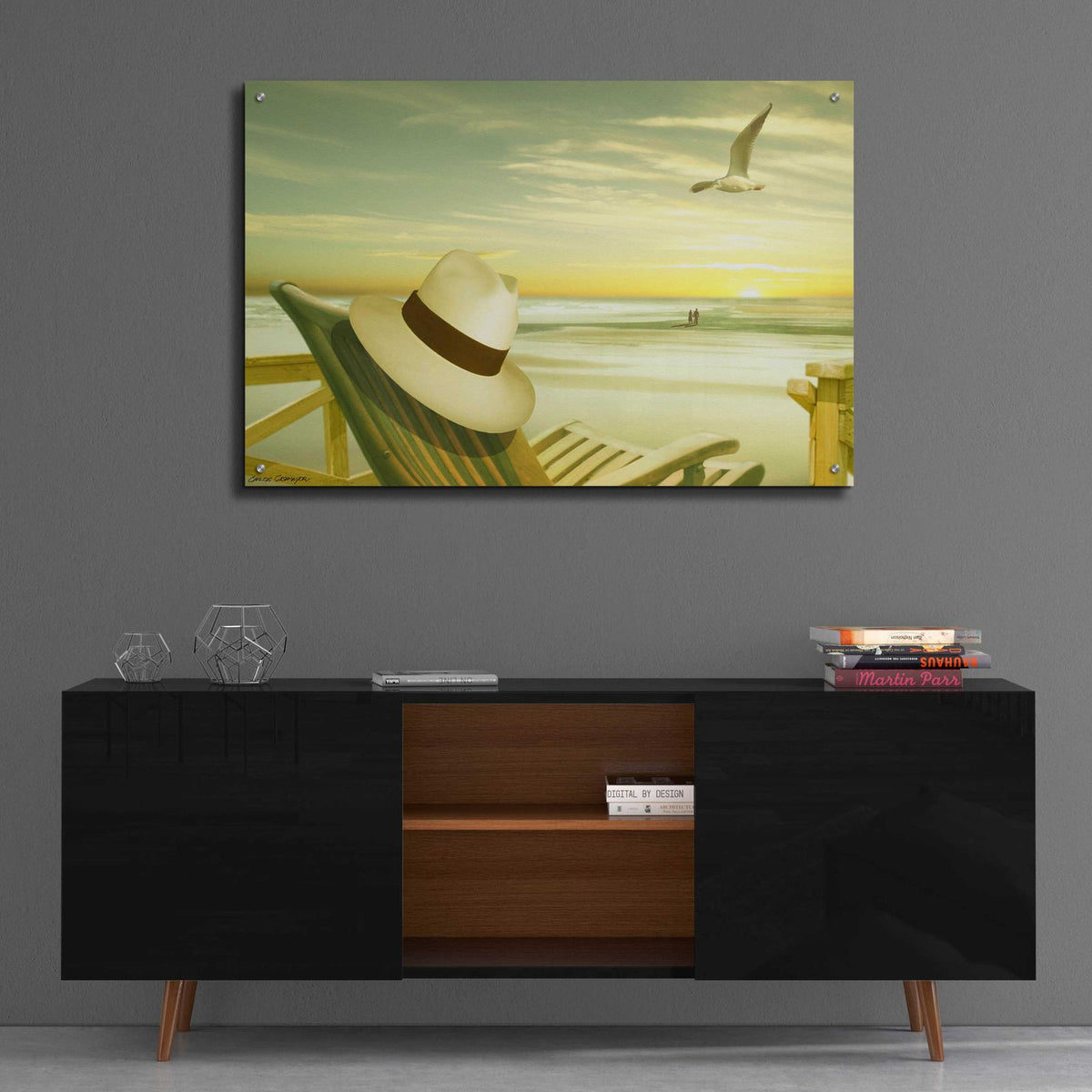 Paradise 2 by Carlos Casamayor - 36x24 acrylic wall art in a room