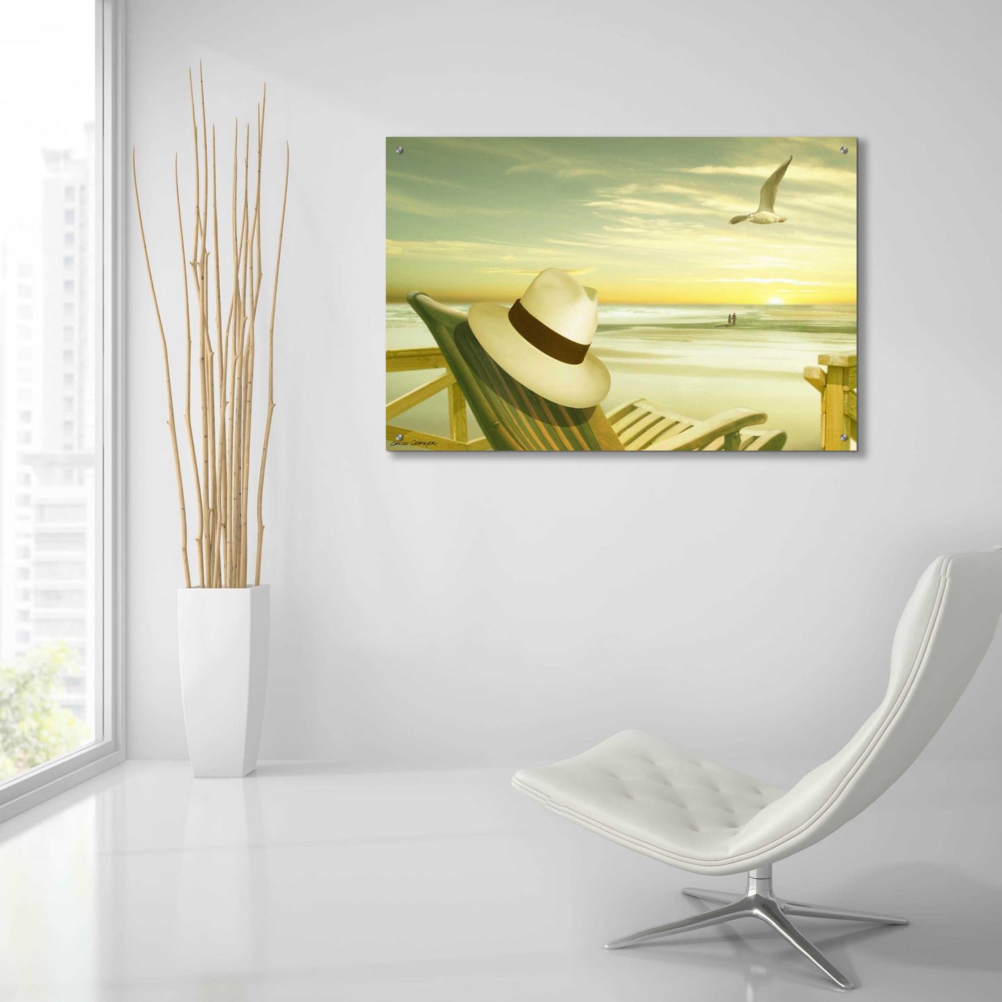 Epic Art 'Paradise 2' by Carlos Casamayor, Acrylic Glass Wall Art,36x24