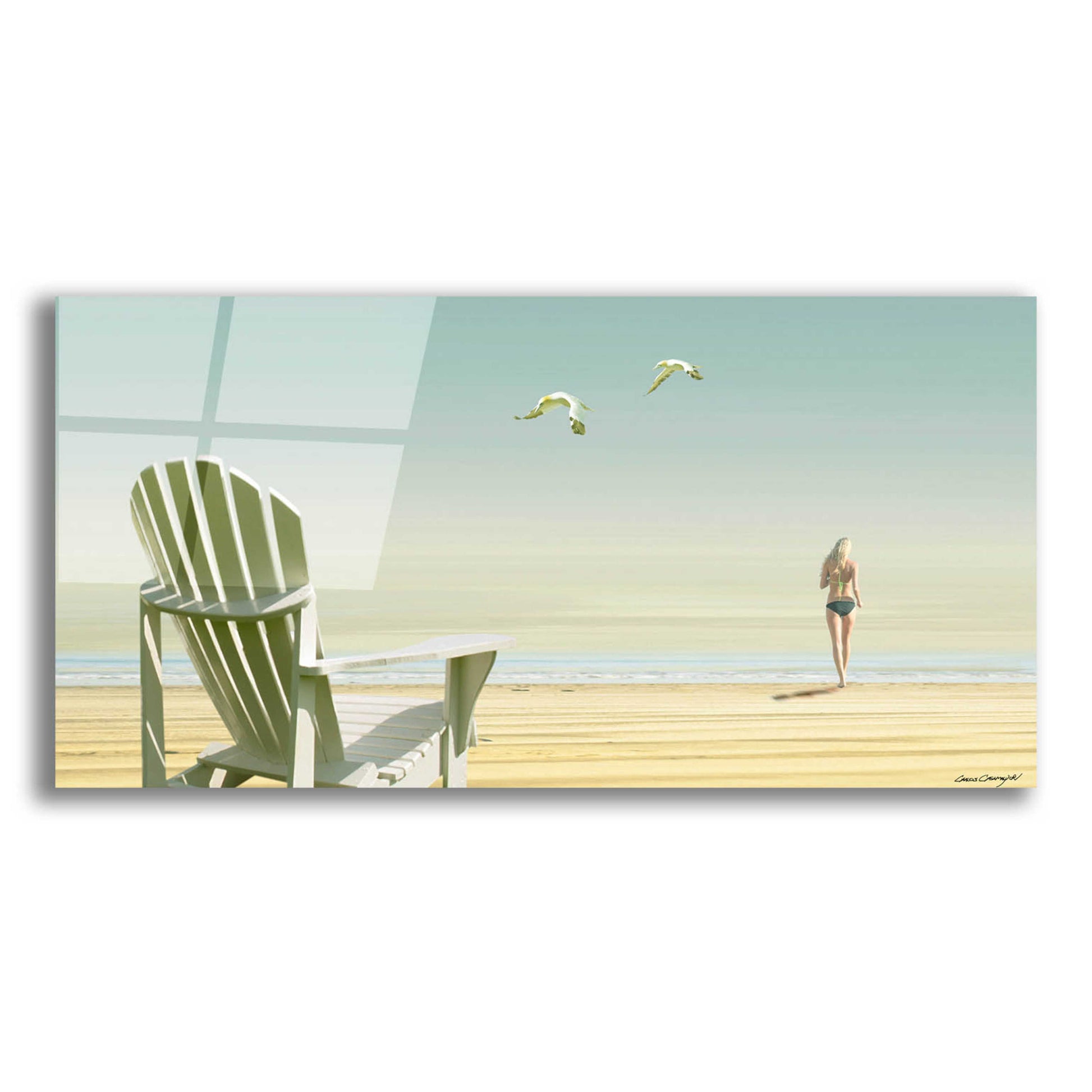 Epic Art 'Paradise 4' by Carlos Casamayor, Acrylic Glass Wall Art