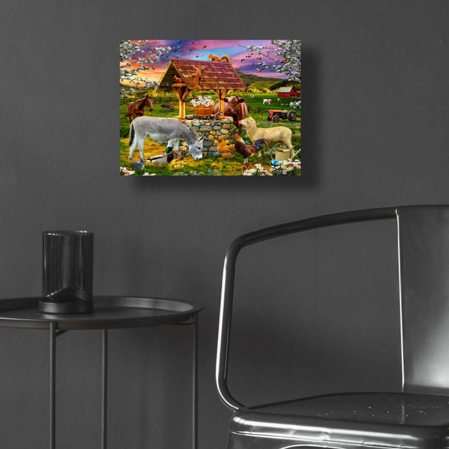 Epic Art '34 Wishing Well' by Chris Dobrowolski, Acrylic Glass Wall Art,16x12