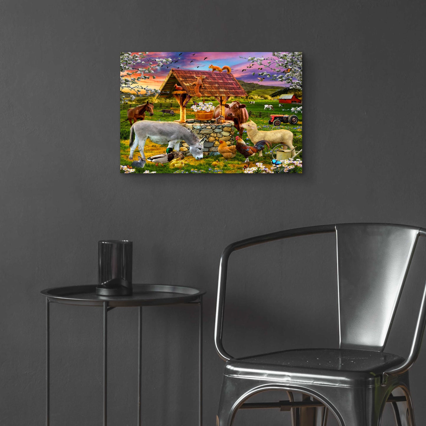 Epic Art '34 Wishing Well' by Chris Dobrowolski, Acrylic Glass Wall Art,24x16