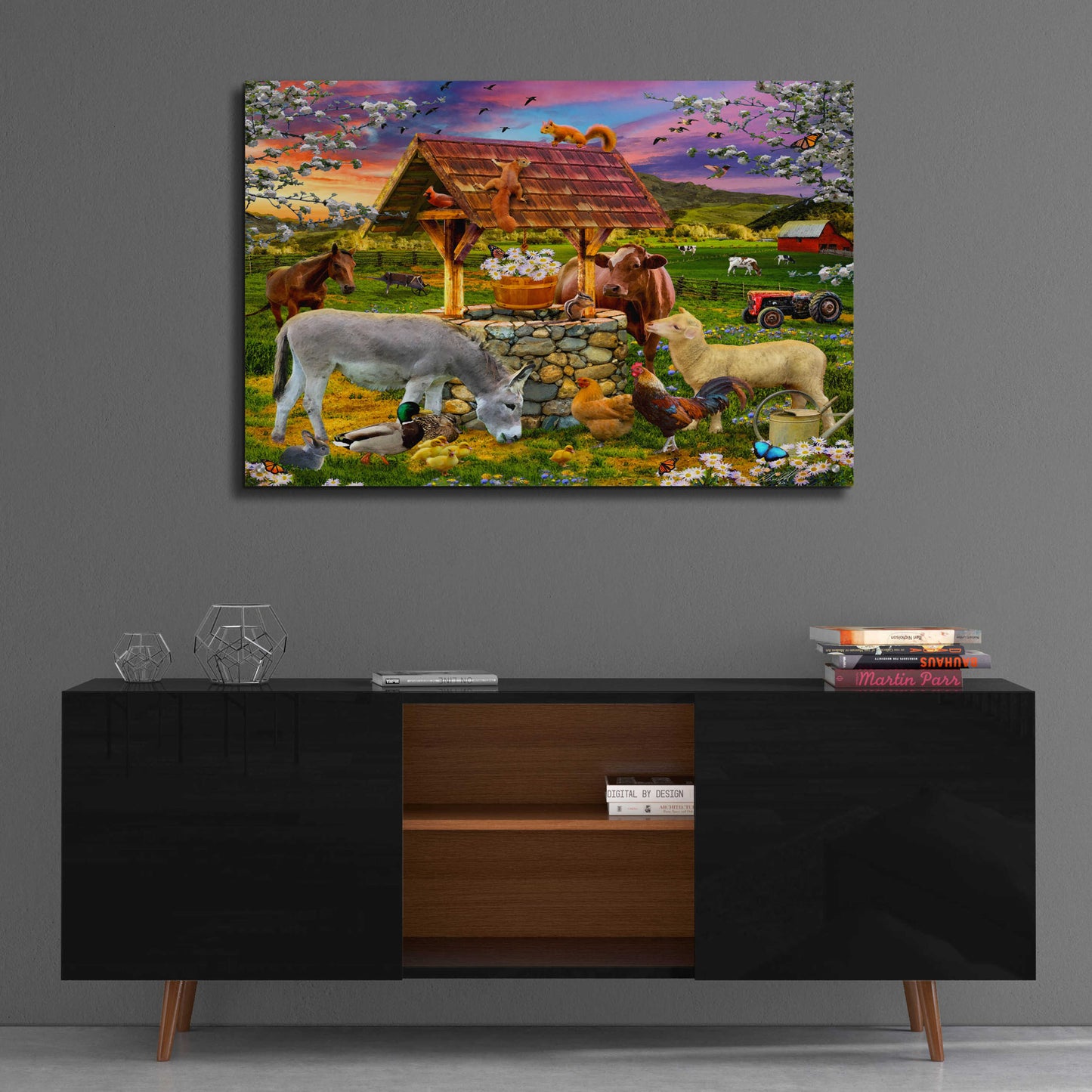 Epic Art '34 Wishing Well' by Chris Dobrowolski, Acrylic Glass Wall Art,36x24