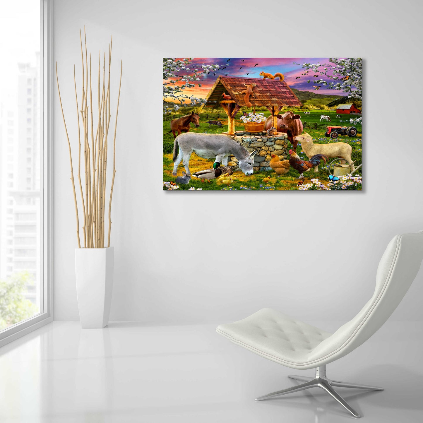 Epic Art '34 Wishing Well' by Chris Dobrowolski, Acrylic Glass Wall Art,36x24