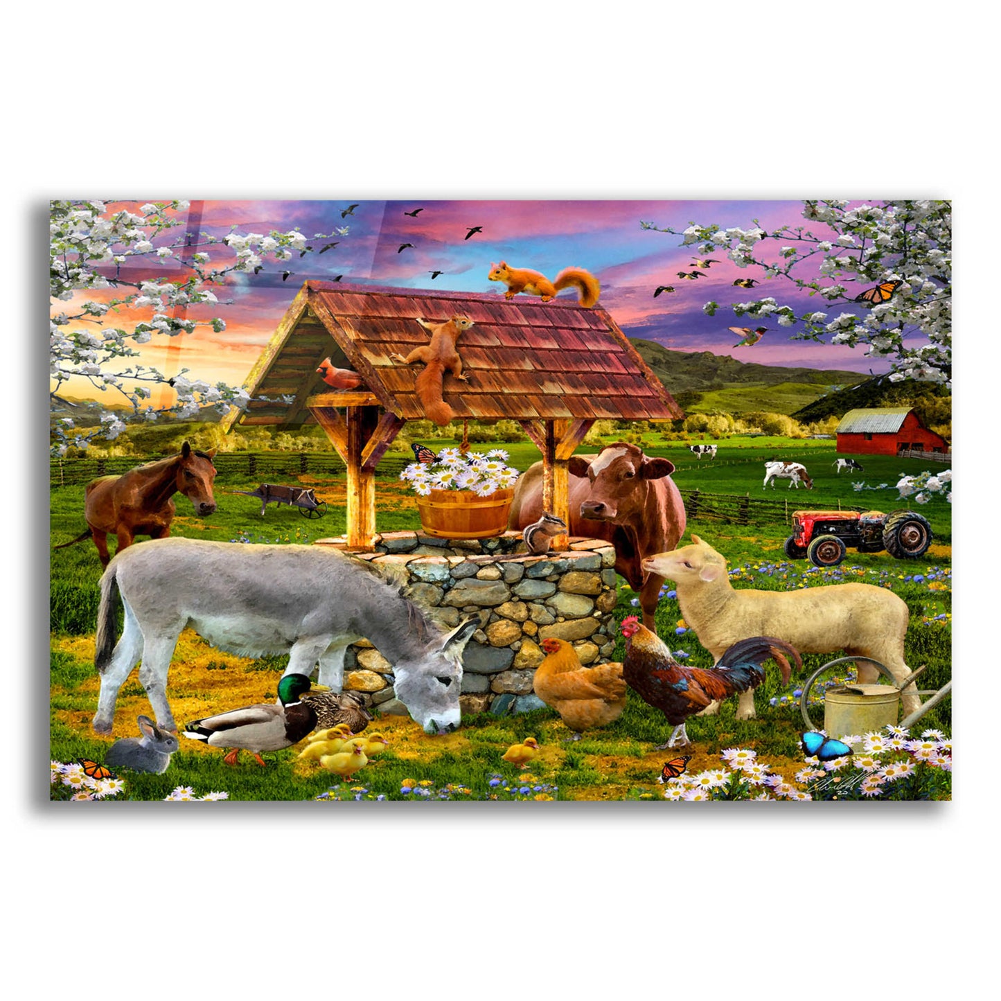 Epic Art '34 Wishing Well' by Chris Dobrowolski, Acrylic Glass Wall Art