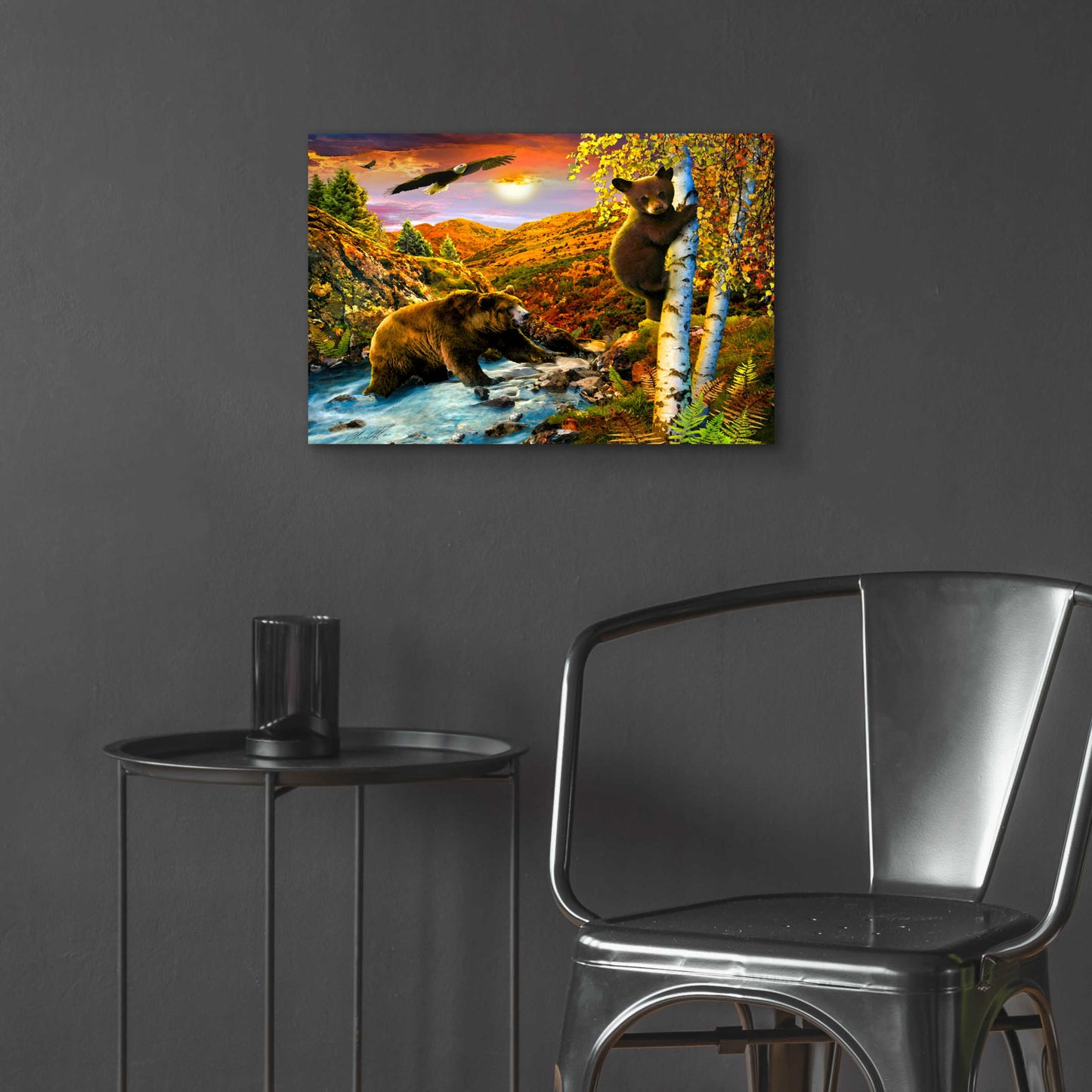 Epic Art '36 September Mountains' by Chris Dobrowolski, Acrylic Glass Wall Art,24x16