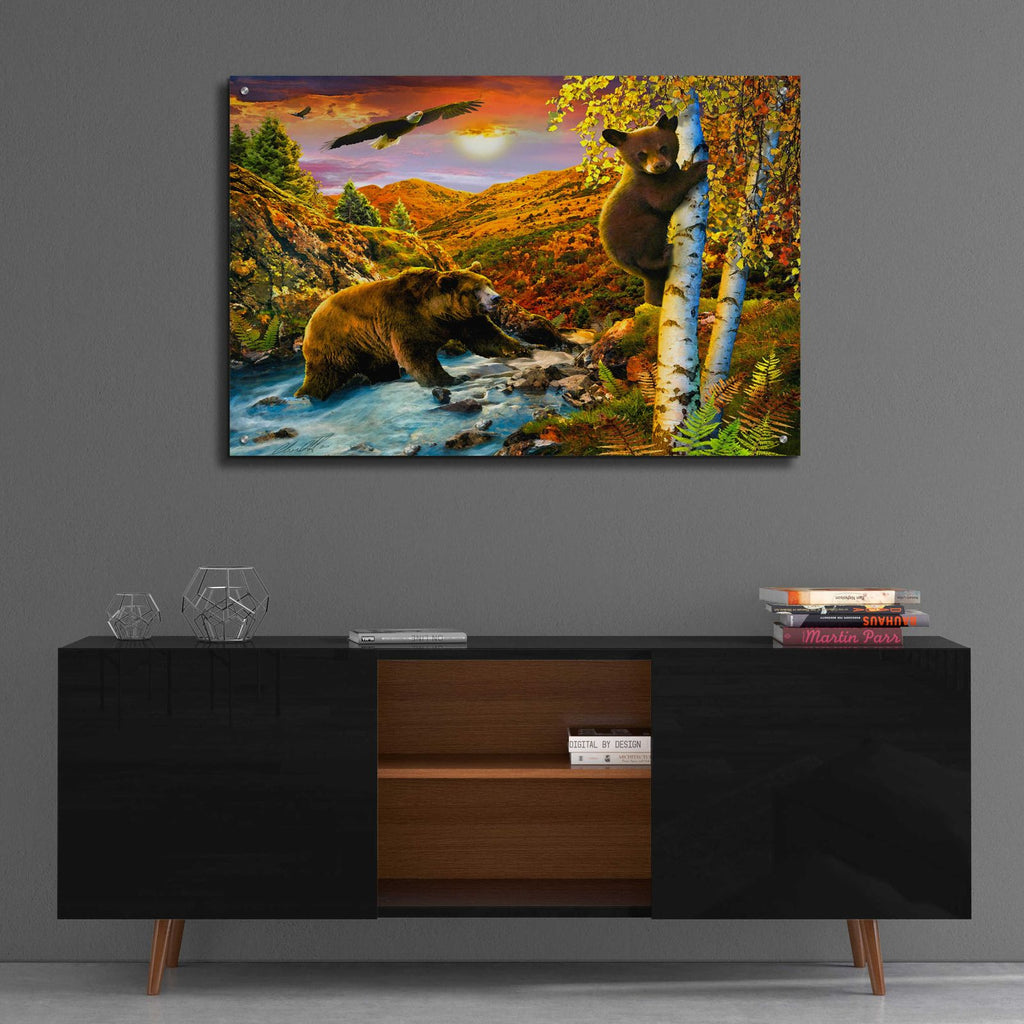 36 September Mountains by Chris Dobrowolski - 36x24 acrylic wall art in a room