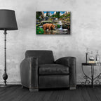 38 Mountain Stream by Chris Dobrowolski - 24x16 acrylic wall art in a room