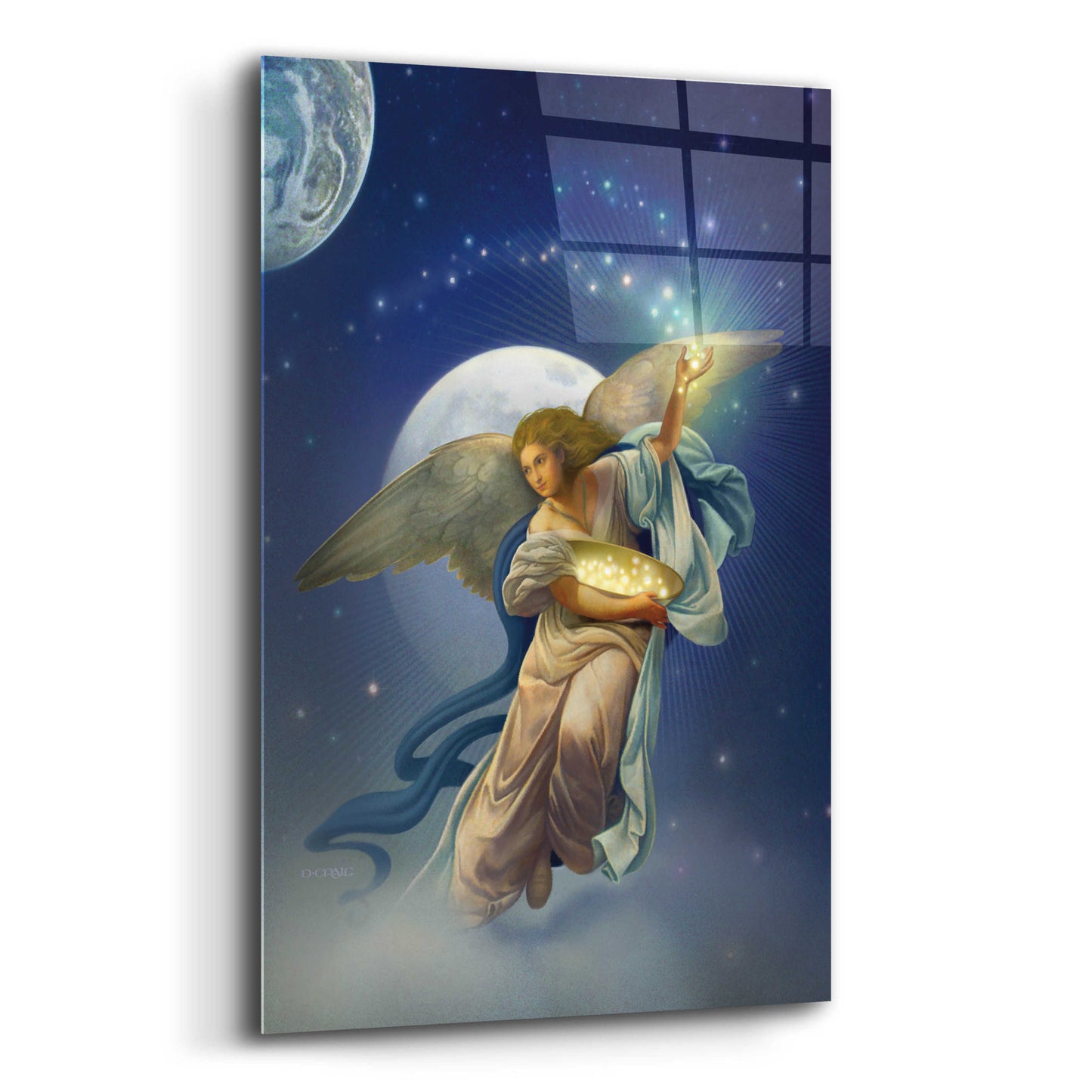 Epic Art 'Angel 2' by Dan Craig, Acrylic Glass Wall Art,12x16