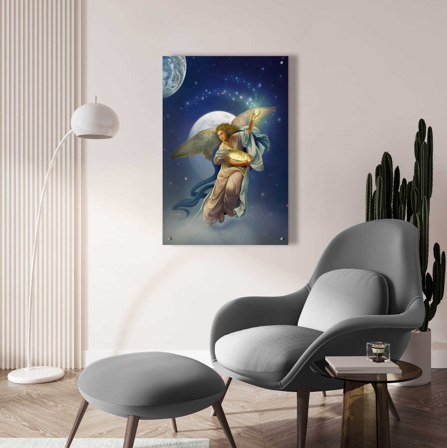 Epic Art 'Angel 2' by Dan Craig, Acrylic Glass Wall Art,24x36