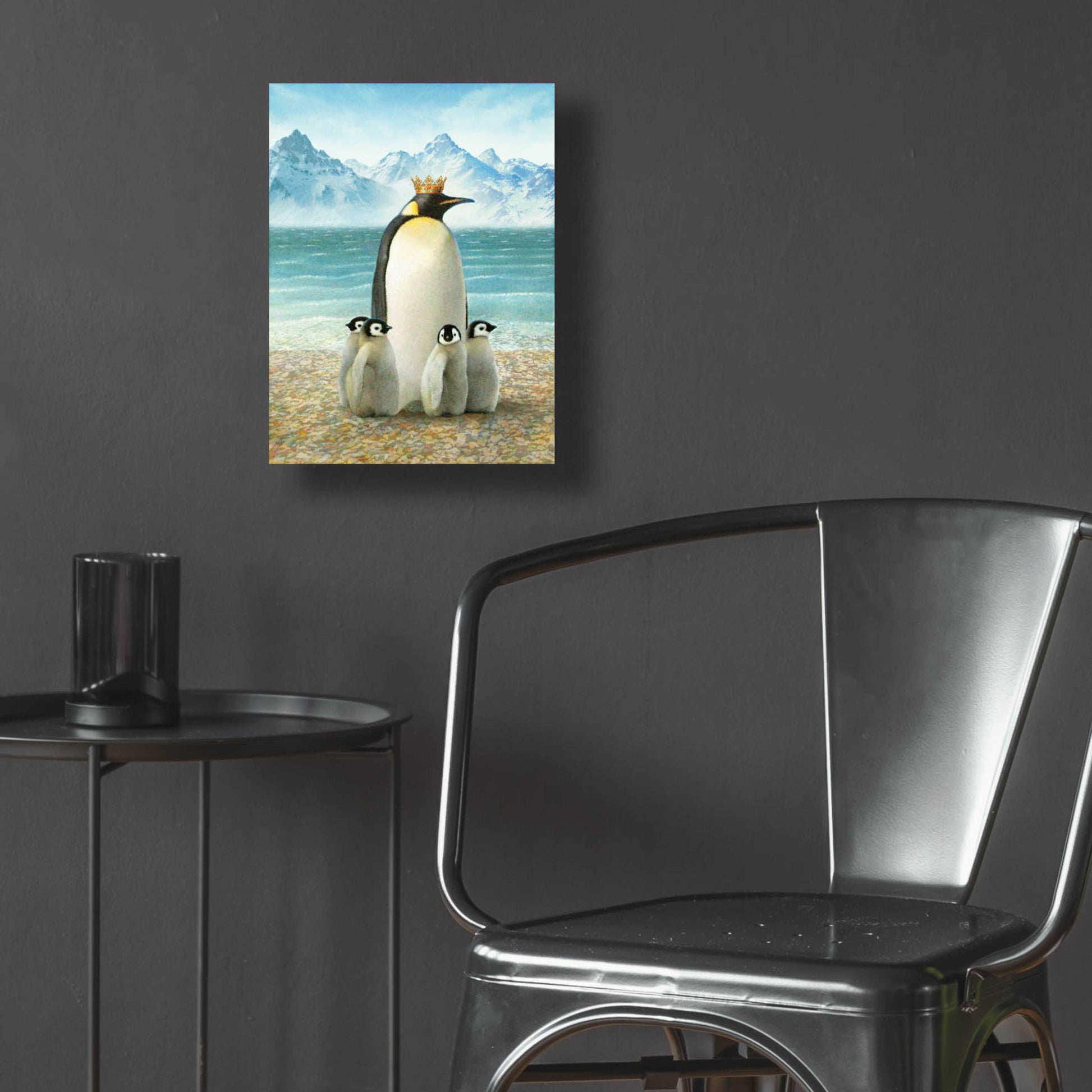 Epic Art 'King Of Water Penguin' by Dan Craig, Acrylic Glass Wall Art,12x16