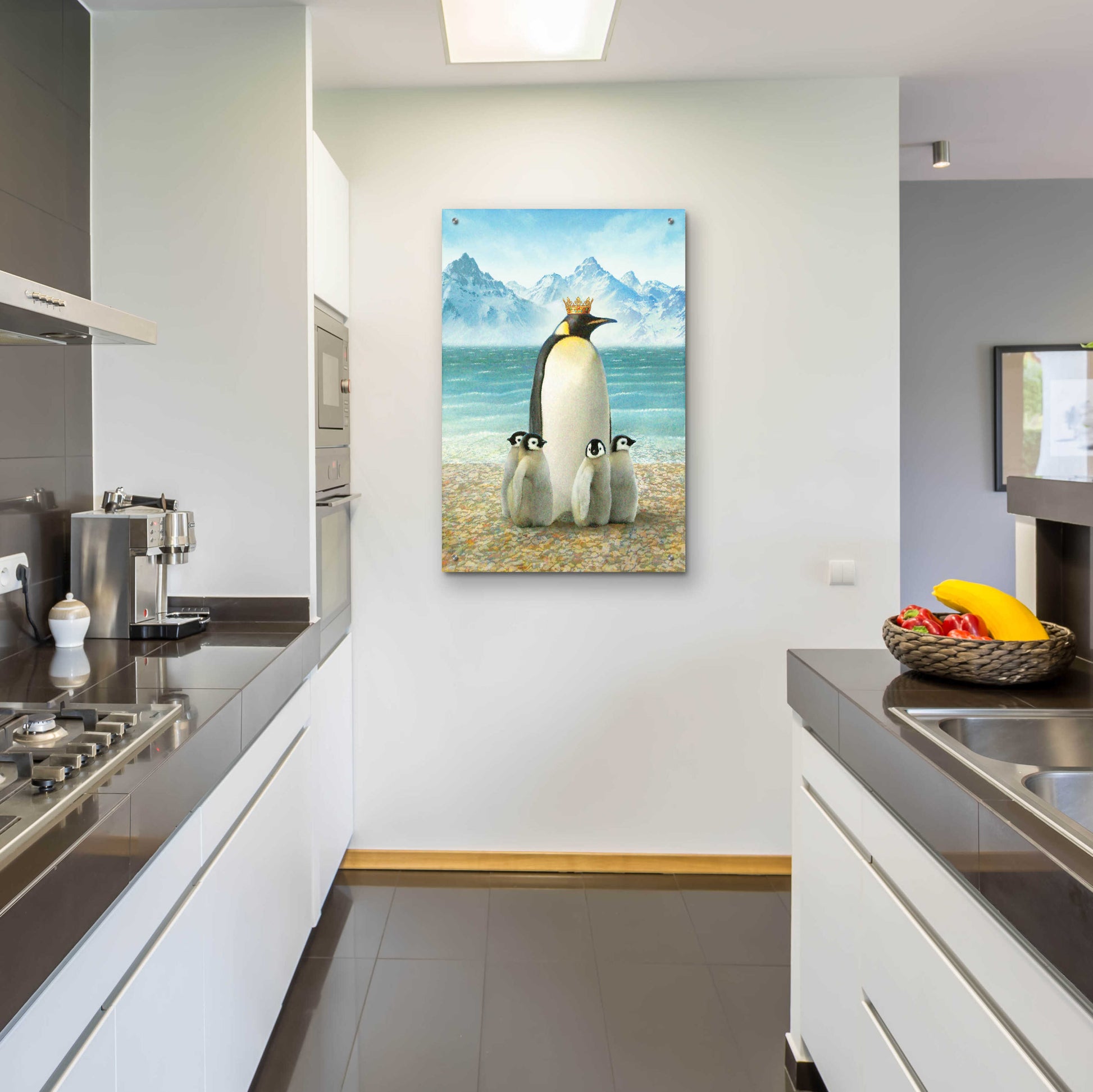 Epic Art 'King Of Water Penguin' by Dan Craig, Acrylic Glass Wall Art,24x36