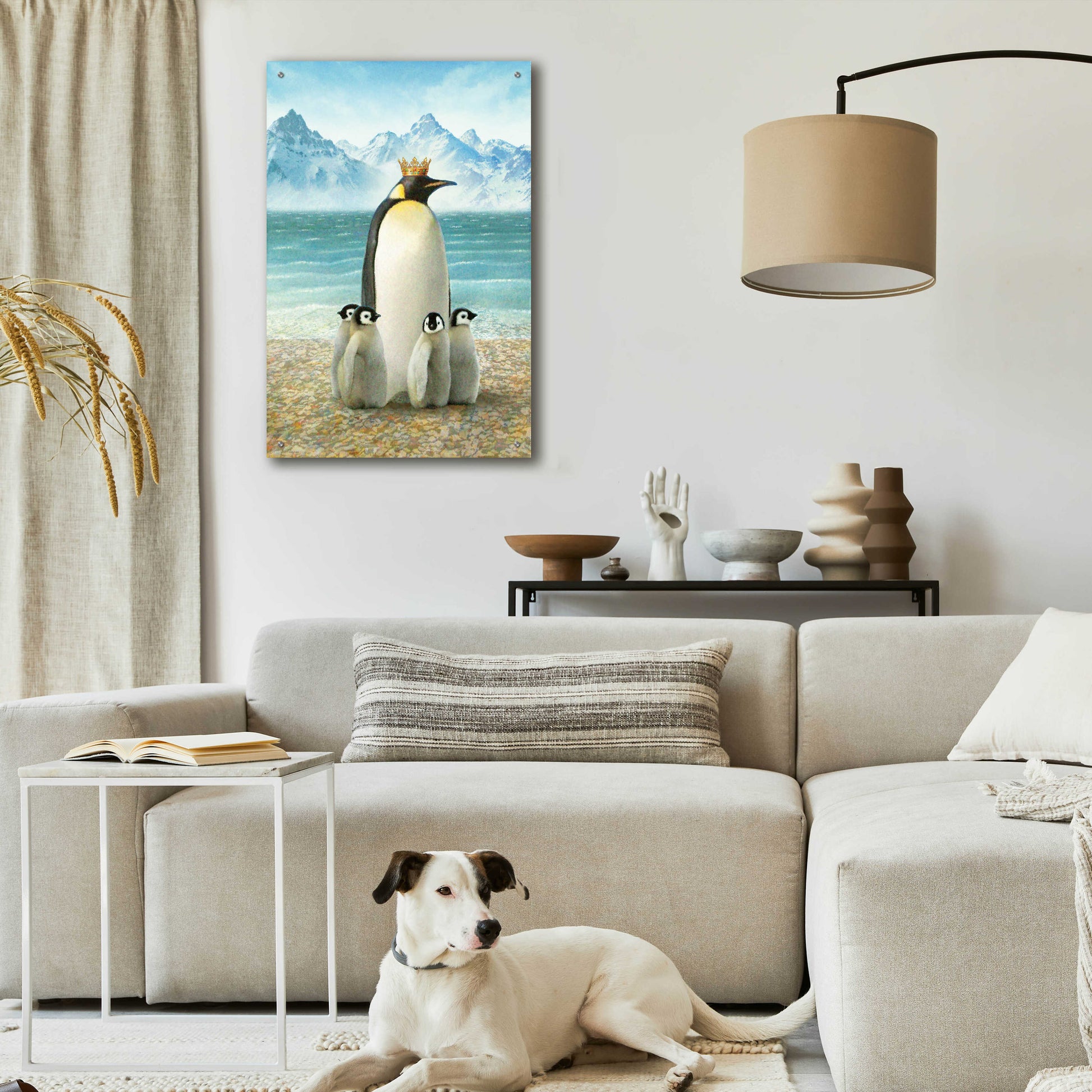 Epic Art 'King Of Water Penguin' by Dan Craig, Acrylic Glass Wall Art,24x36