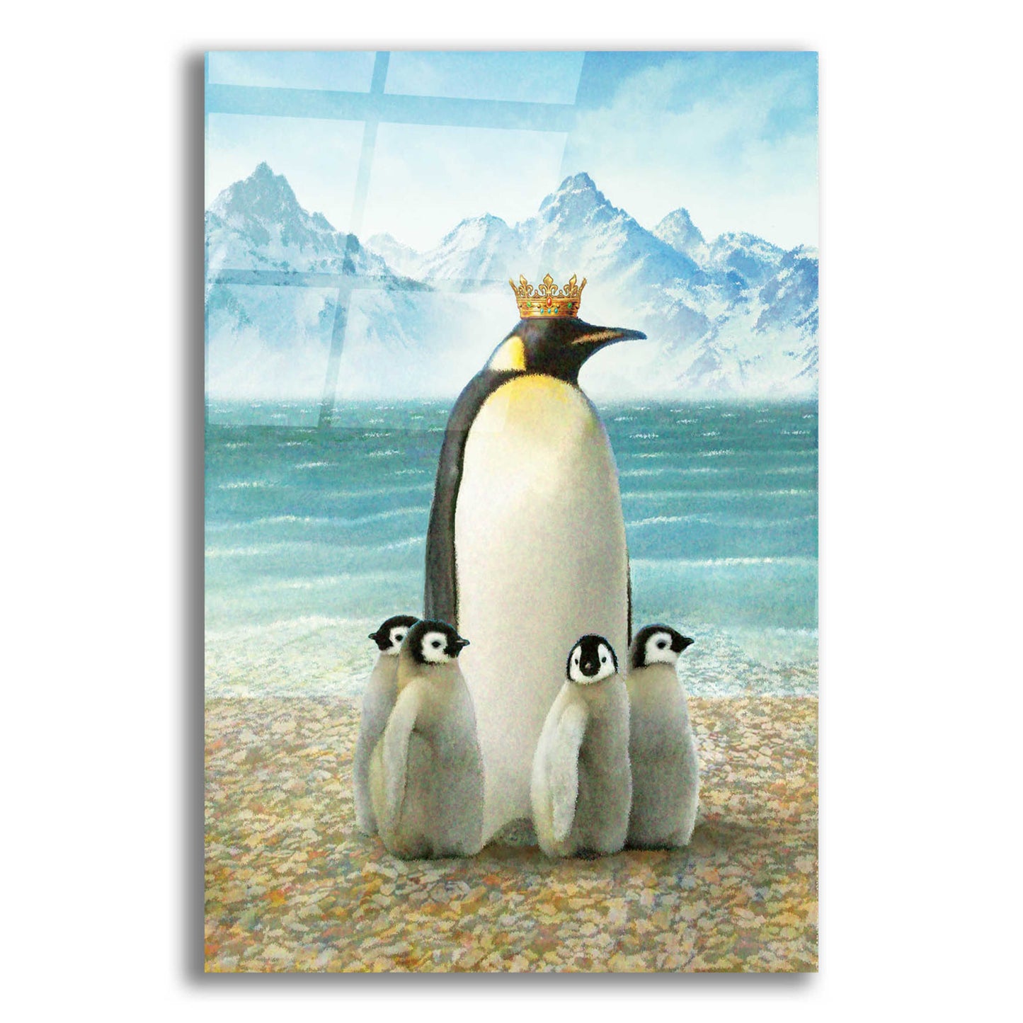 Epic Art 'King Of Water Penguin' by Dan Craig, Acrylic Glass Wall Art