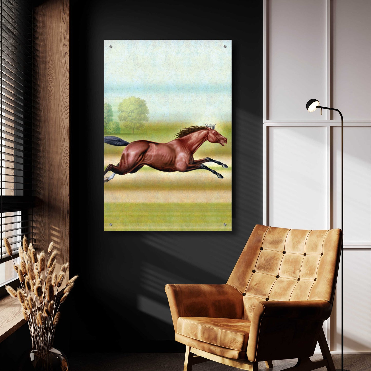 Epic Art 'Knight Of Air-Horse' by Dan Craig, Acrylic Glass Wall Art,24x36