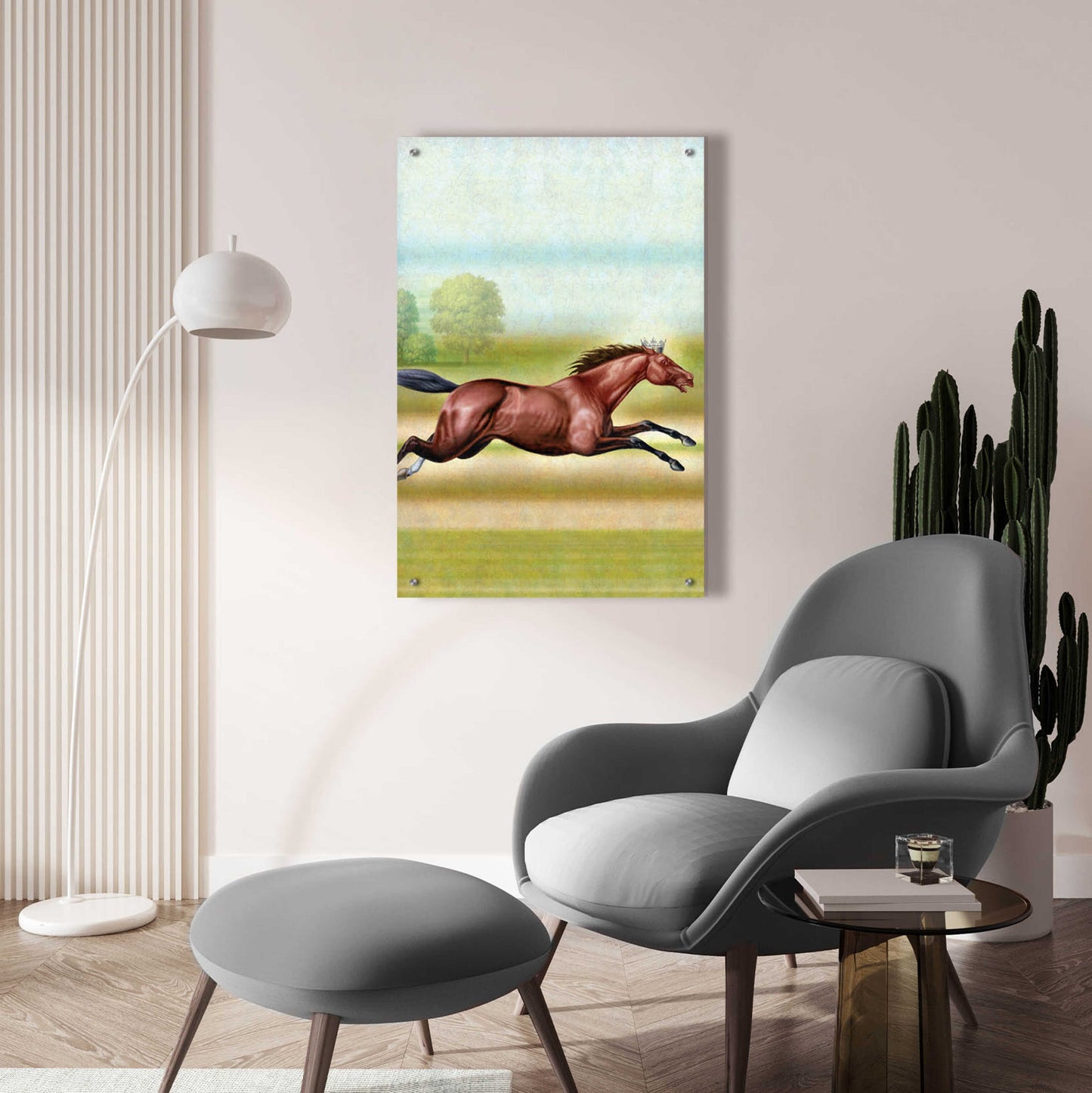 Epic Art 'Knight Of Air-Horse' by Dan Craig, Acrylic Glass Wall Art,24x36