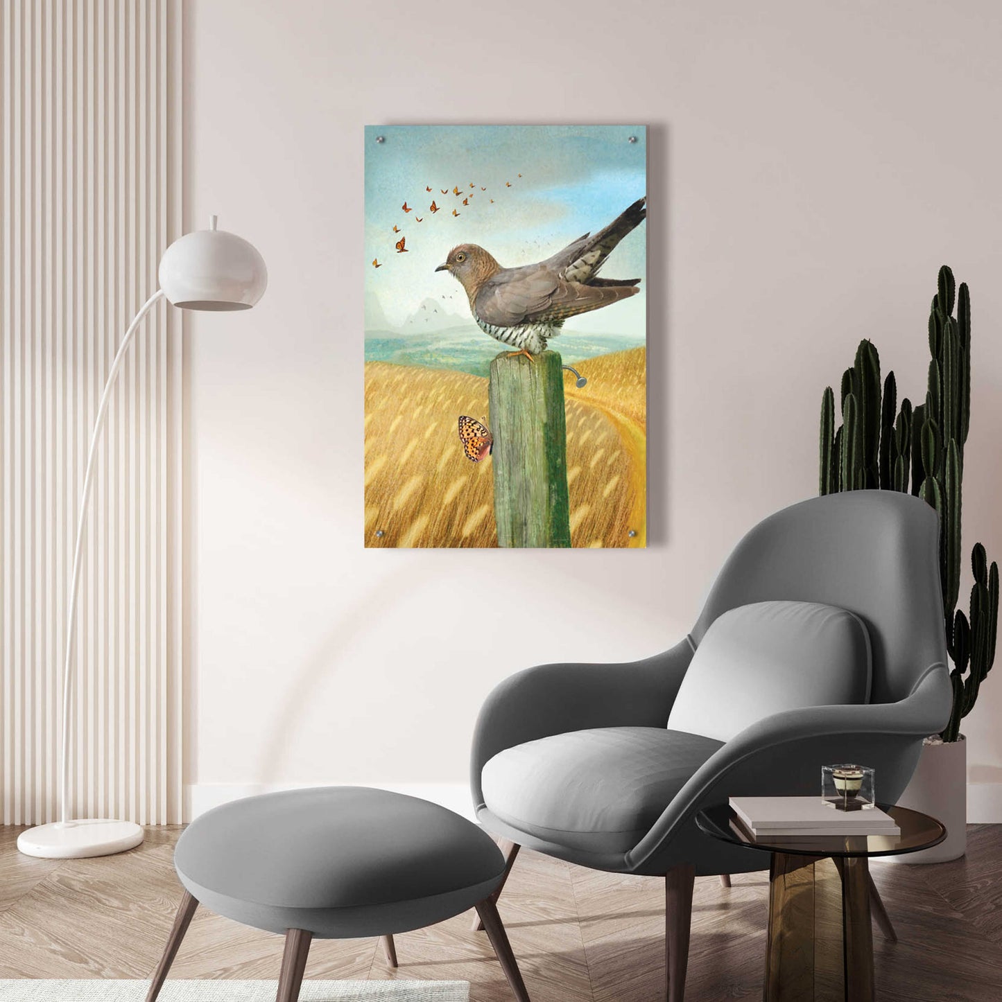 Epic Art 'Life Experience-Cuckoo' by Dan Craig, Acrylic Glass Wall Art,24x36