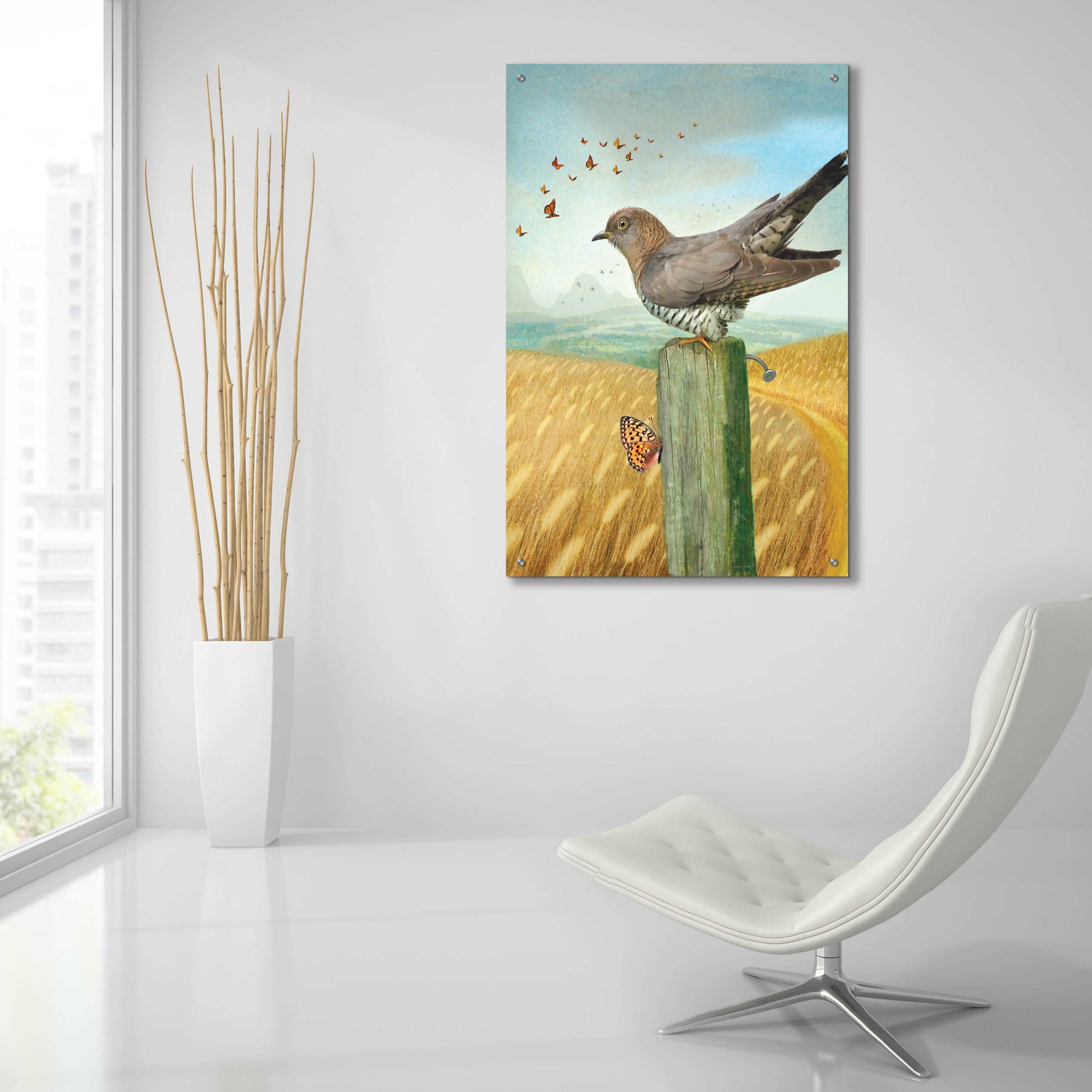 Epic Art 'Life Experience-Cuckoo' by Dan Craig, Acrylic Glass Wall Art,24x36