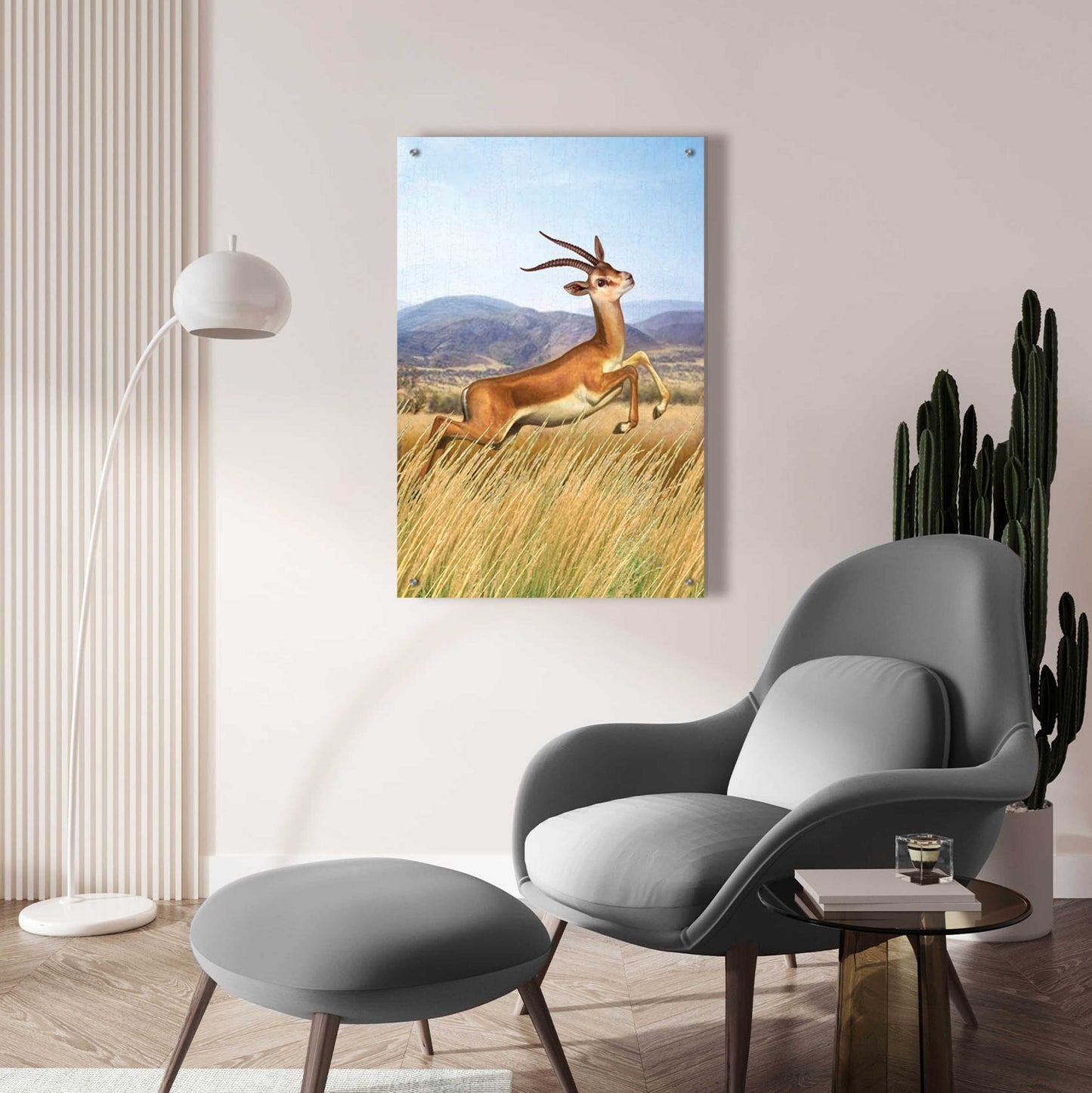 Epic Art 'Nine Of Fire Gazelle' by Dan Craig, Acrylic Glass Wall Art,24x36