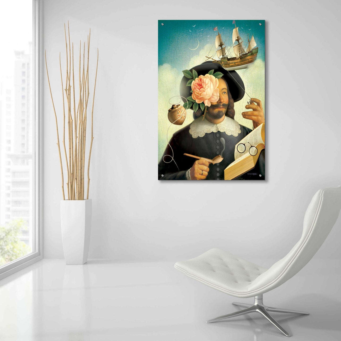 Epic Art 'Pilgrim Cover' by Dan Craig, Acrylic Glass Wall Art,24x36