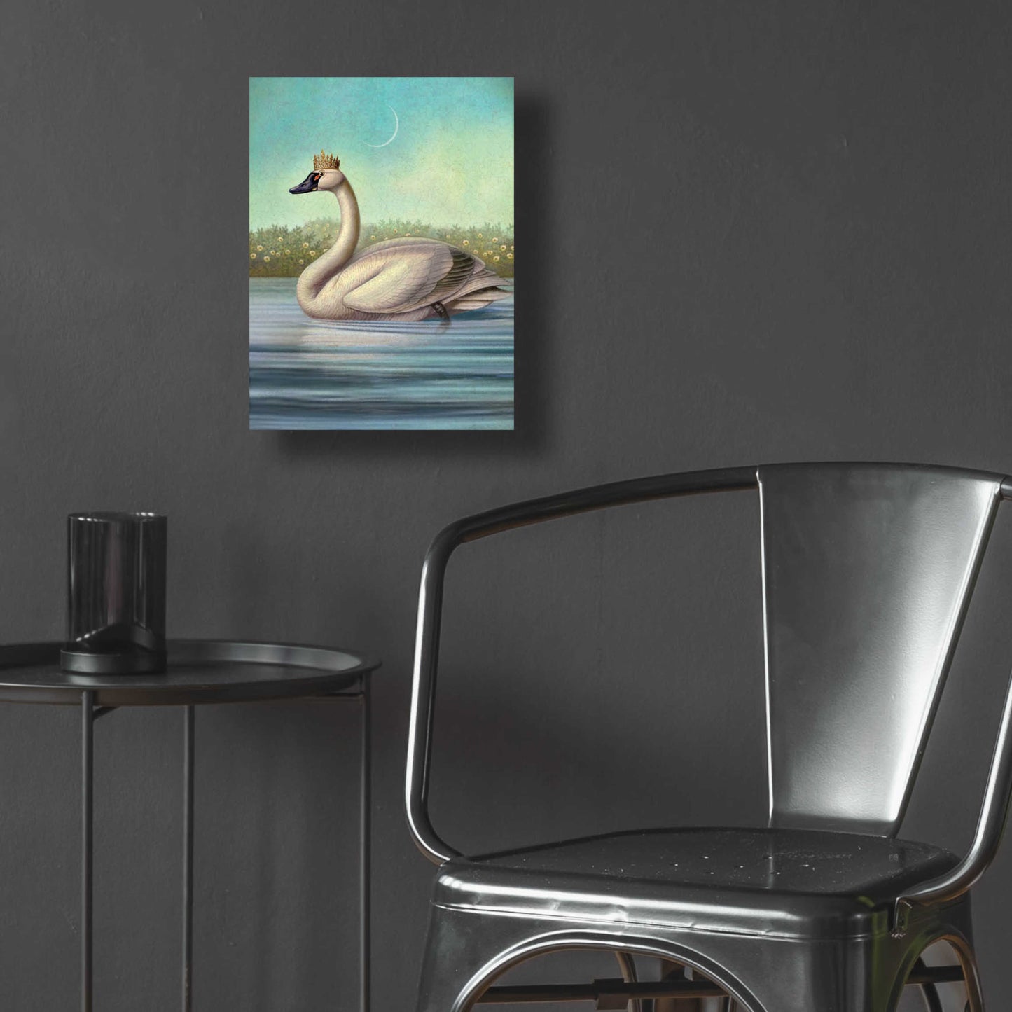 Epic Art 'Queen Of Water Swan' by Dan Craig, Acrylic Glass Wall Art,12x16