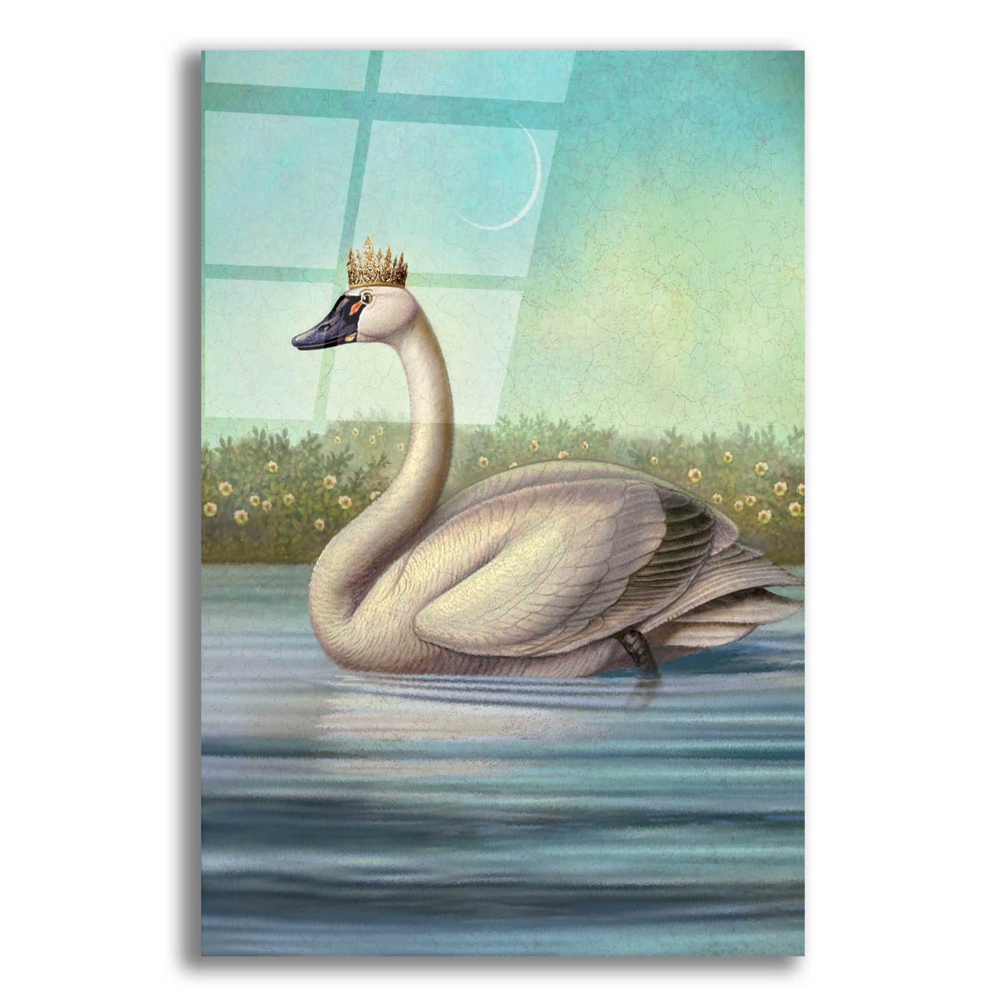 Epic Art 'Queen Of Water Swan' by Dan Craig, Acrylic Glass Wall Art