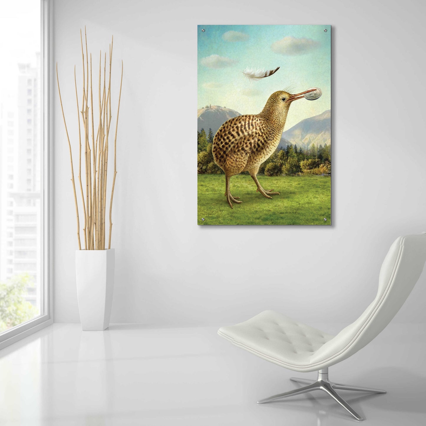 Epic Art 'Six Of Earth-Kiwi' by Dan Craig, Acrylic Glass Wall Art,24x36