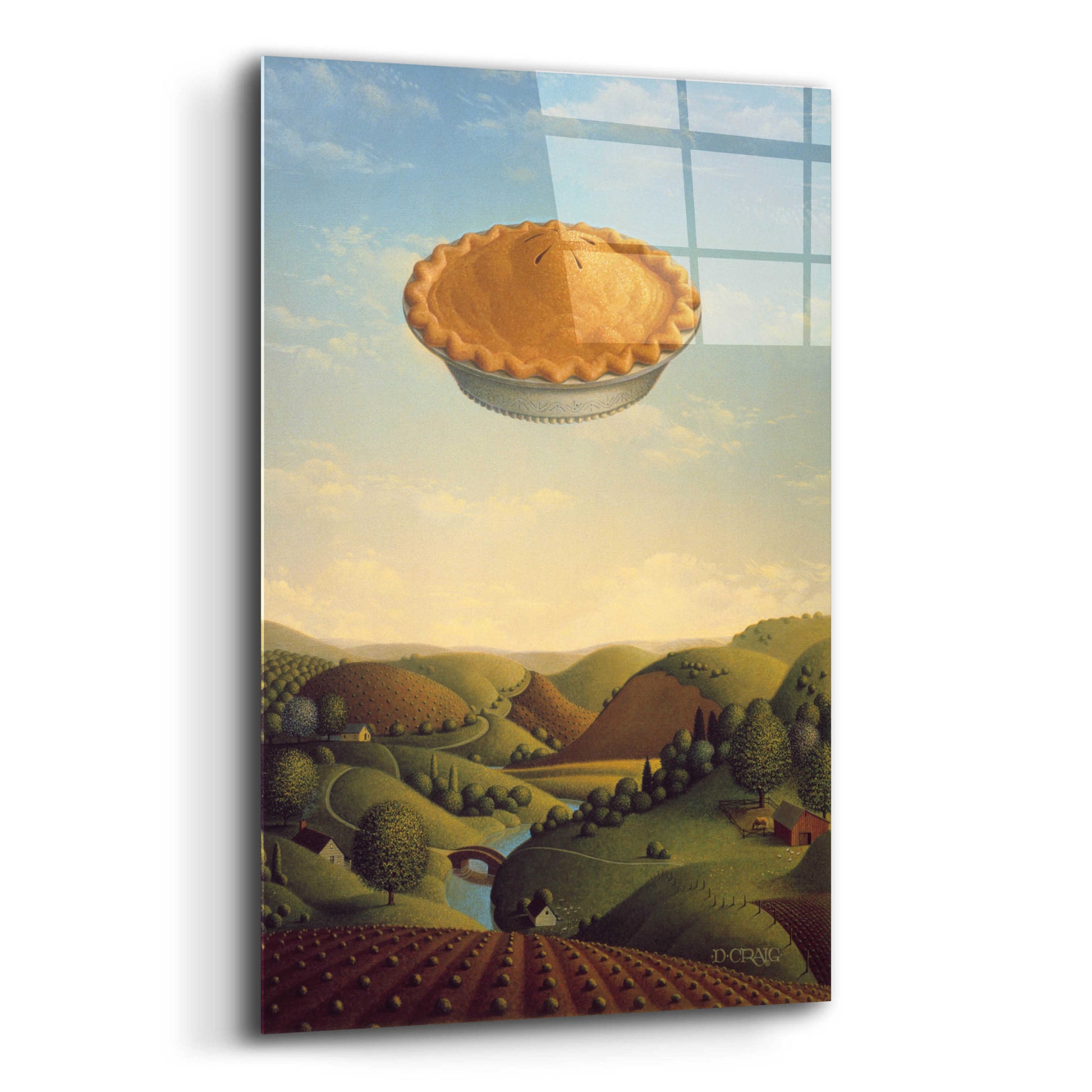 Epic Art '025 Pie In The Sky' by Dan Craig, Acrylic Glass Wall Art,12x16