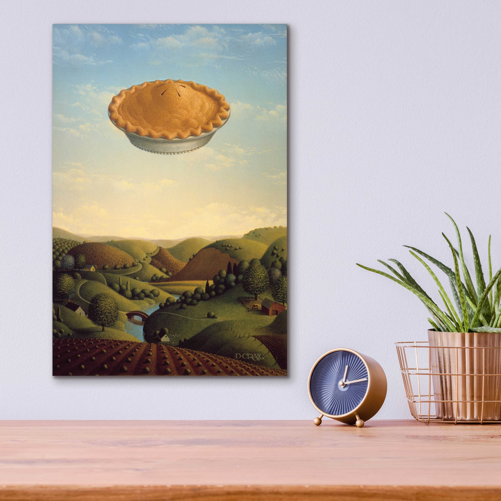 Epic Art '025 Pie In The Sky' by Dan Craig, Acrylic Glass Wall Art,12x16