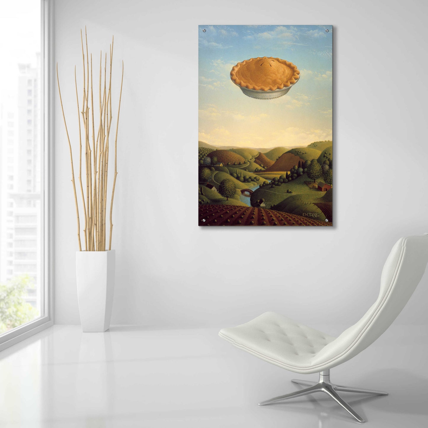 Epic Art '025 Pie In The Sky' by Dan Craig, Acrylic Glass Wall Art,24x36