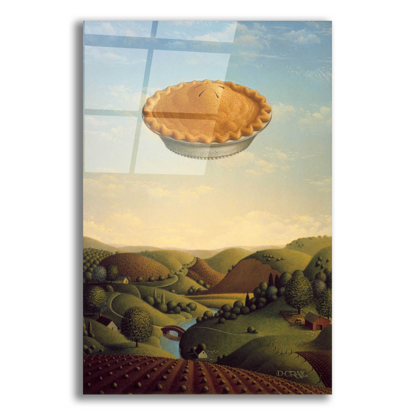 Epic Art '025 Pie In The Sky' by Dan Craig, Acrylic Glass Wall Art