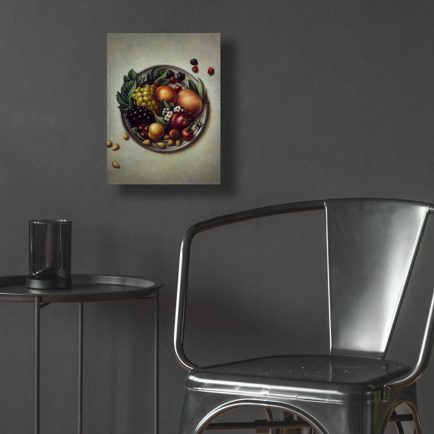 Epic Art '029 Fruit On Plate' by Dan Craig, Acrylic Glass Wall Art,12x16