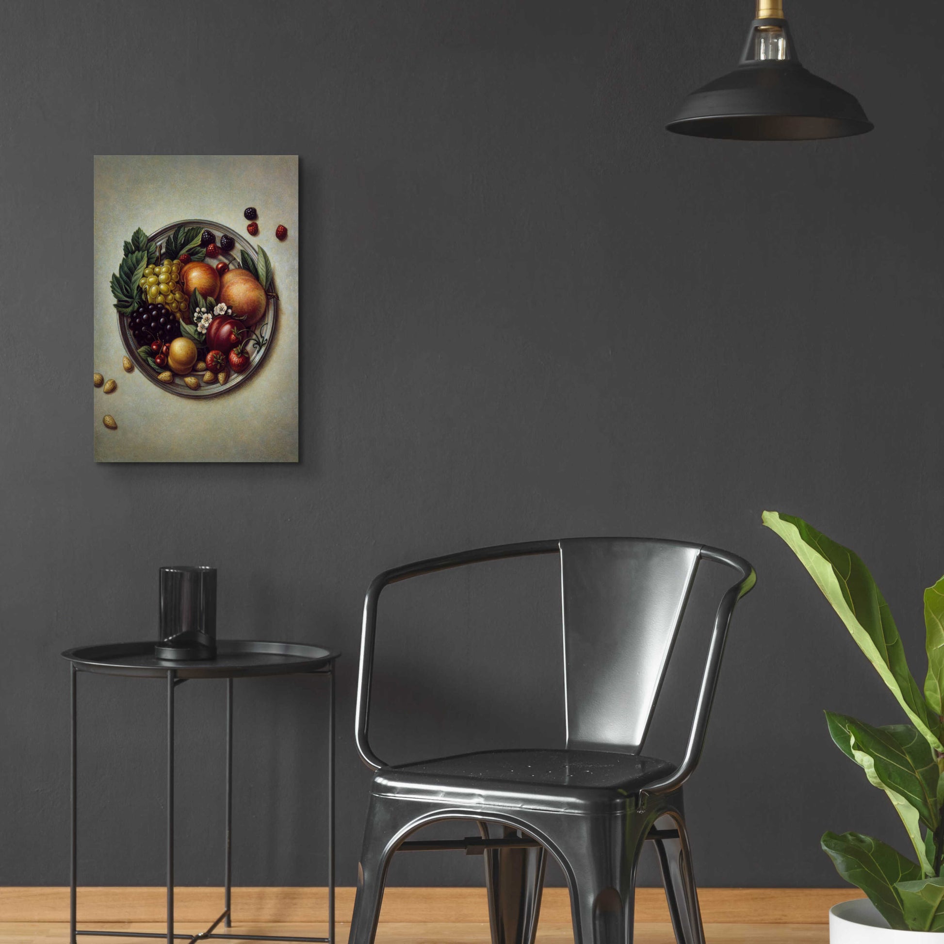 Epic Art '029 Fruit On Plate' by Dan Craig, Acrylic Glass Wall Art,16x24