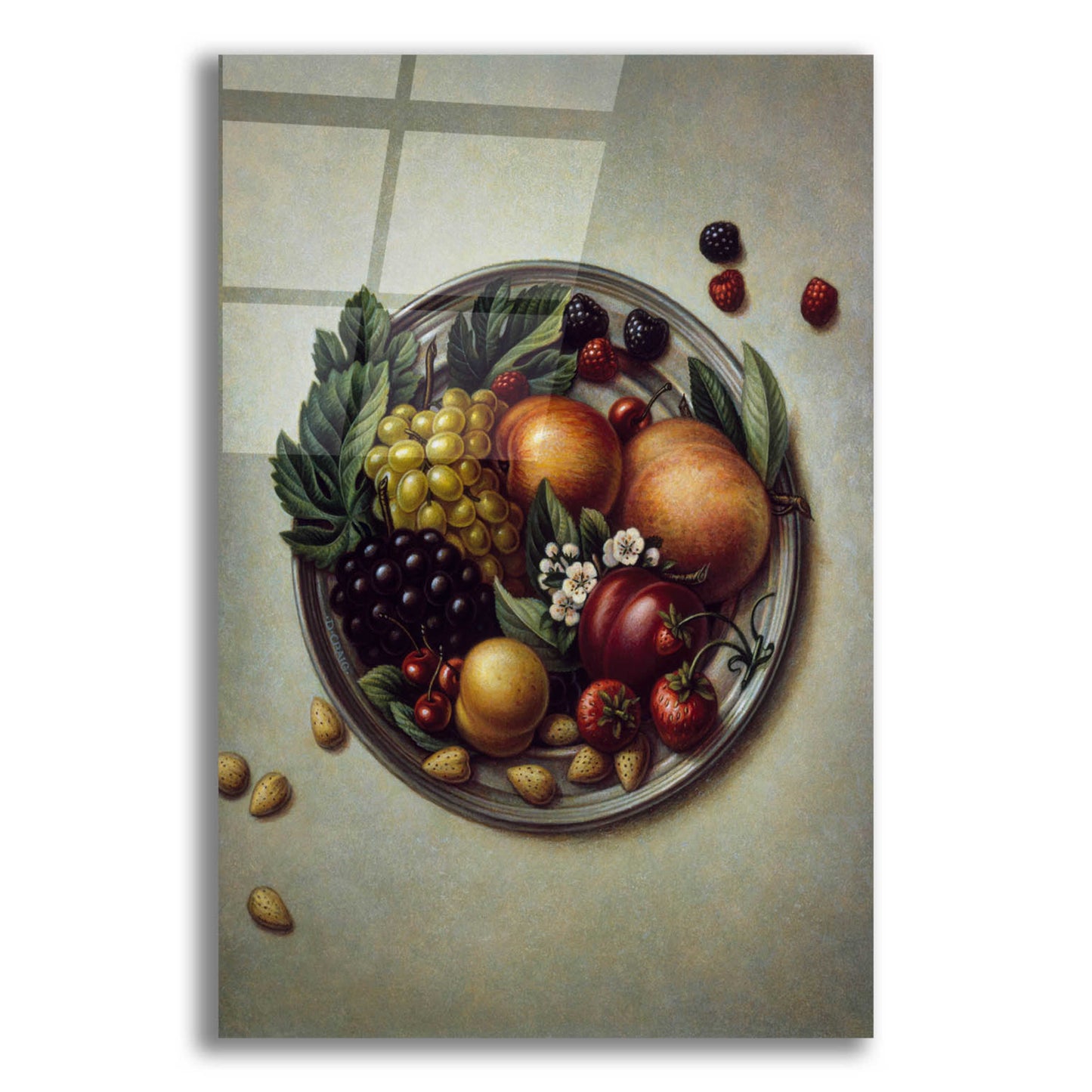 Epic Art '029 Fruit On Plate' by Dan Craig, Acrylic Glass Wall Art