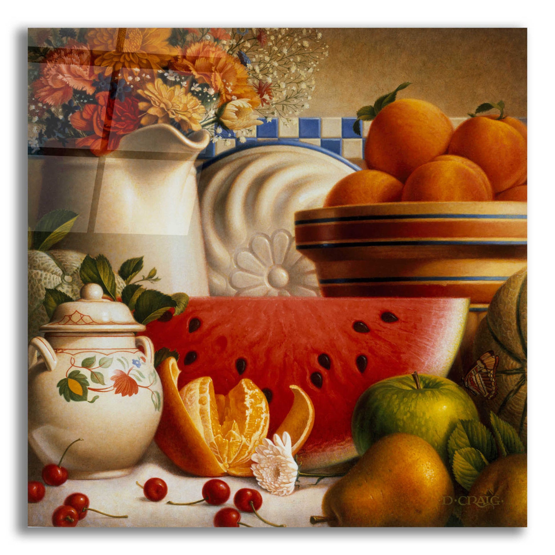 Epic Art '040 Country Fruit' by Dan Craig, Acrylic Glass Wall Art