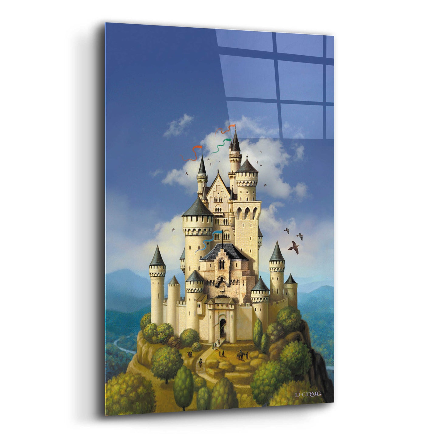 Epic Art 'Castle' by Dan Craig, Acrylic Glass Wall Art,12x16