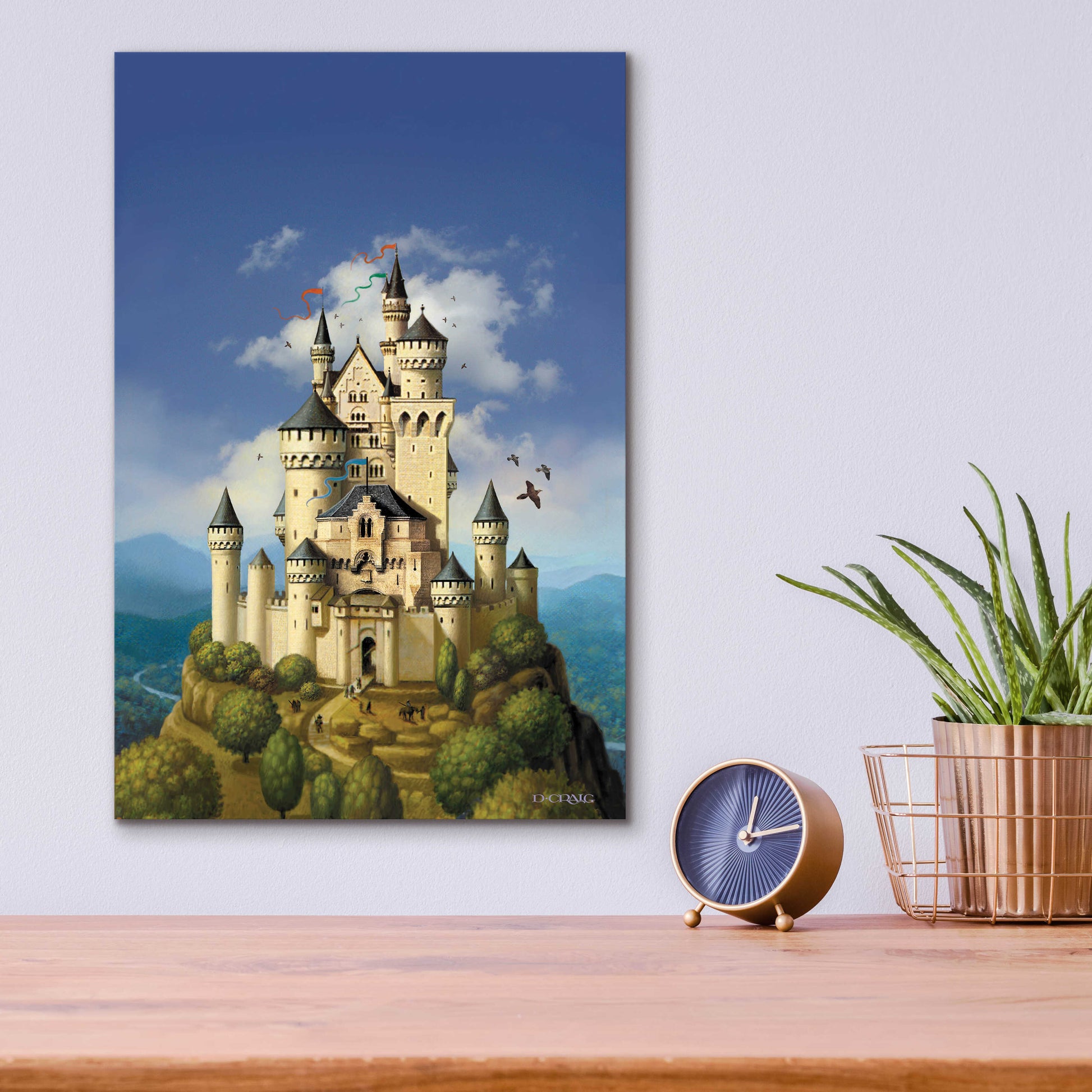 Epic Art 'Castle' by Dan Craig, Acrylic Glass Wall Art,12x16