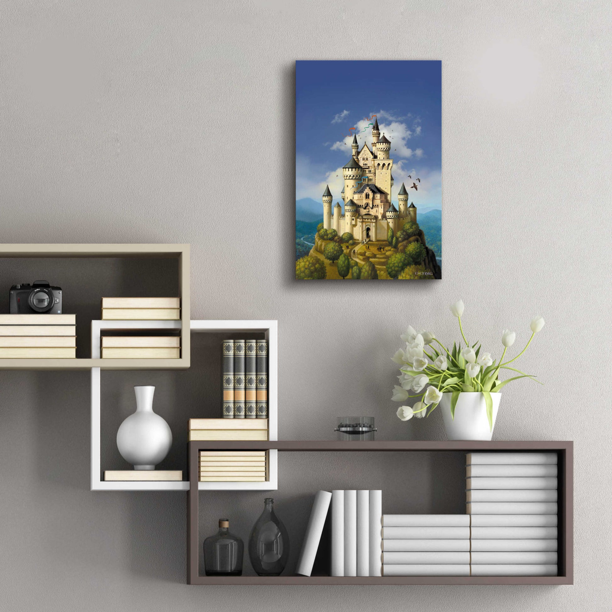 Epic Art 'Castle' by Dan Craig, Acrylic Glass Wall Art,16x24