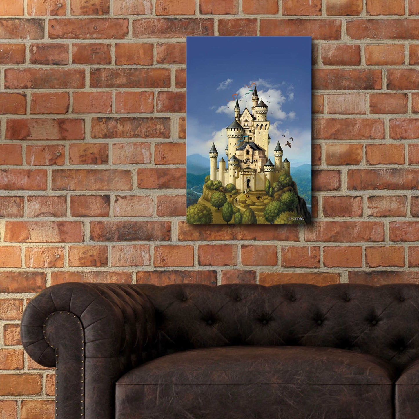 Epic Art 'Castle' by Dan Craig, Acrylic Glass Wall Art,16x24