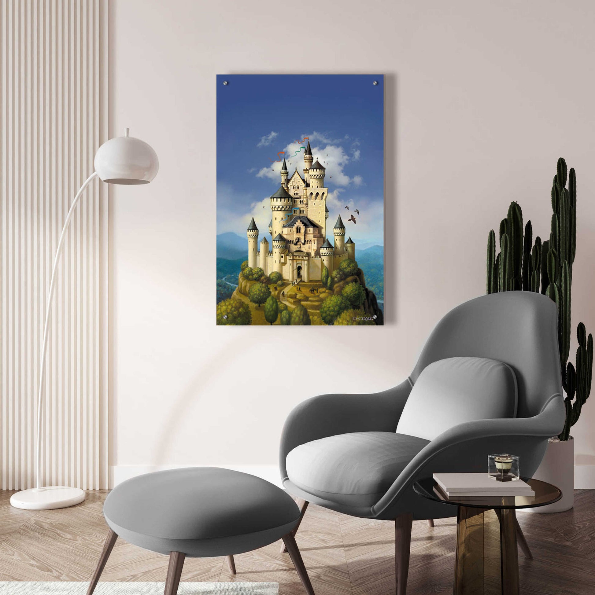 Epic Art 'Castle' by Dan Craig, Acrylic Glass Wall Art,24x36